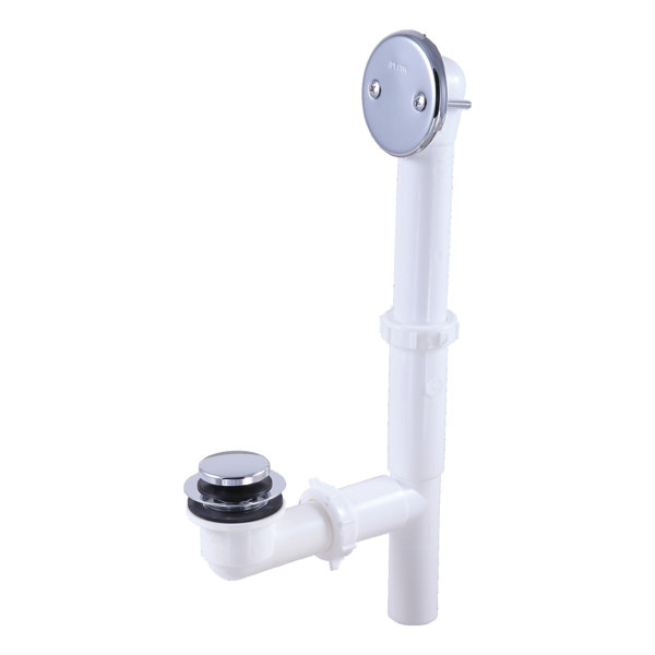RP393 Delta 1.625" Leg Tub Drain with Overflow Wayfair